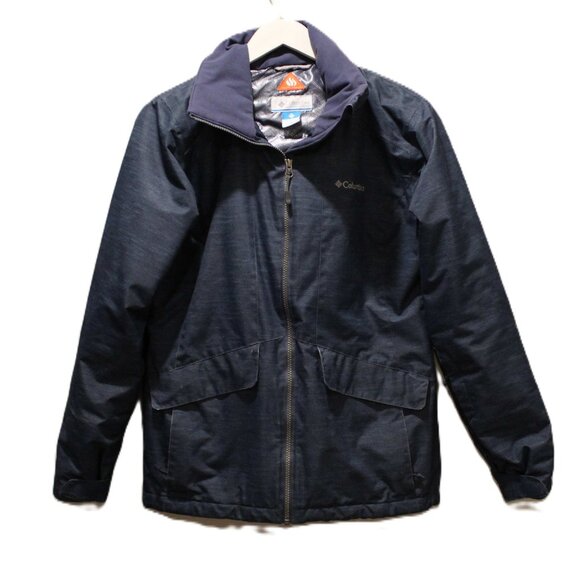 Columbia Denim Color Omniheat Jacket - Sz M - Picture 1 of 10